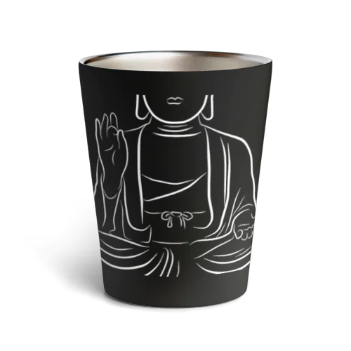 大仏さま白version Thermo Tumbler