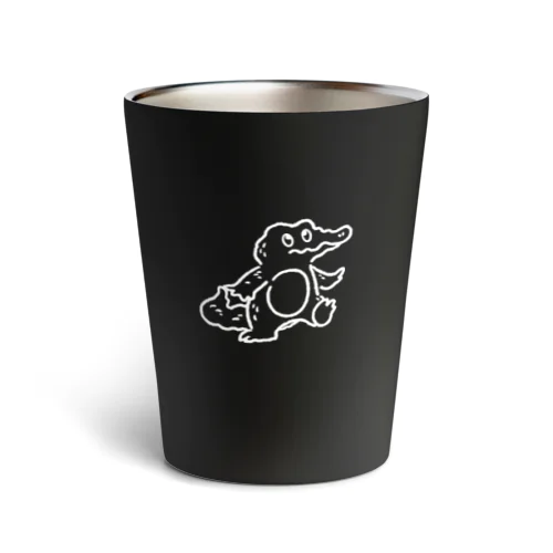 ワニ（白） Thermo Tumbler