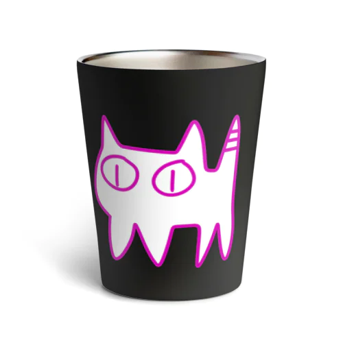 ねこですから。ピンク Thermo Tumbler