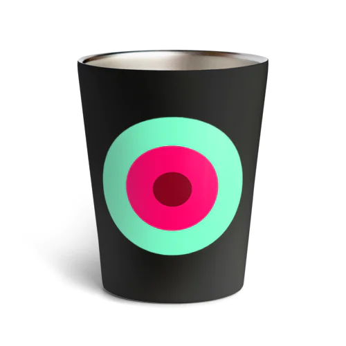 サークルa・ペパーミント・ショッキングピンク・ チョコ Thermo Tumbler