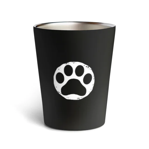 猫の肉球ホワイト Thermo Tumbler