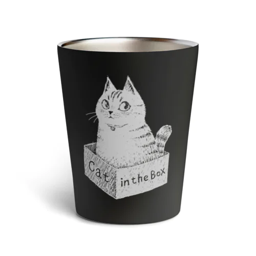 Cat in the box Thermo Tumbler