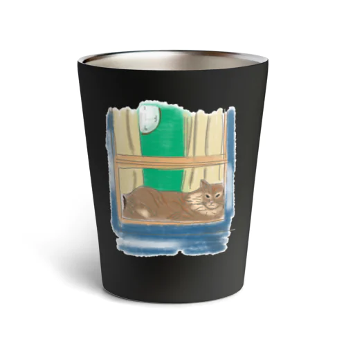 窓辺のネコ Thermo Tumbler