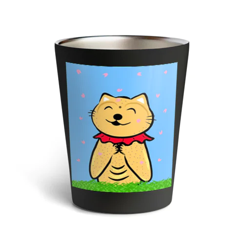 猫地蔵 Thermo Tumbler