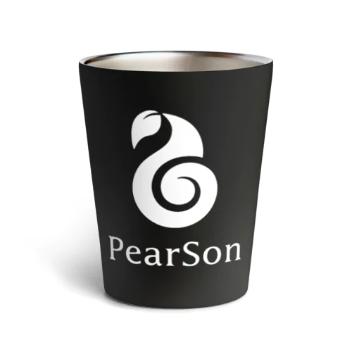 PearSon 白 縦 Thermo Tumbler