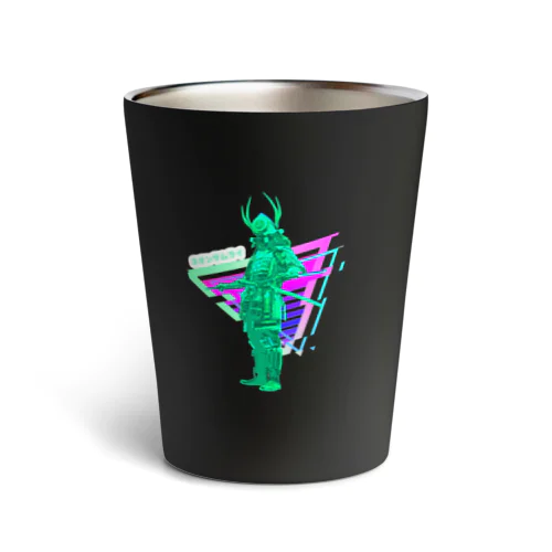  侍武士ヴェイパーウェイヴネオン Thermo Tumbler