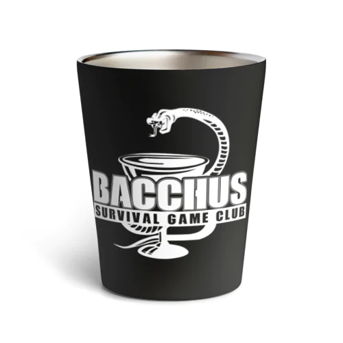 Tanashi Bacchus White Logo Thermo Tumbler