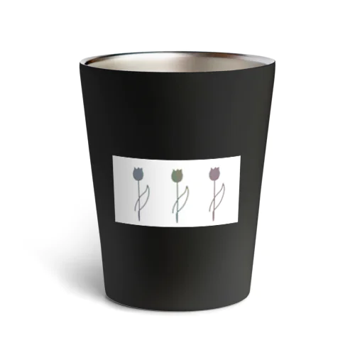 rainbow Flower  Thermo Tumbler