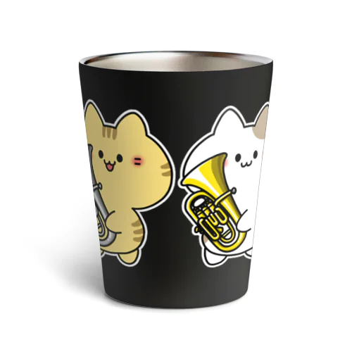 ユーフォニアム吹きのねこたち Thermo Tumbler