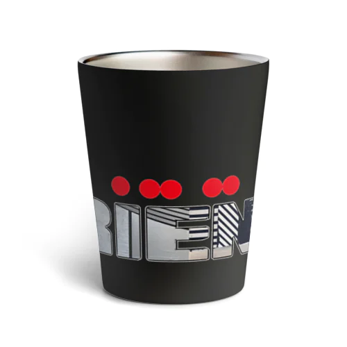 こわれた首飾りの天使 (ロゴ白) Thermo Tumbler