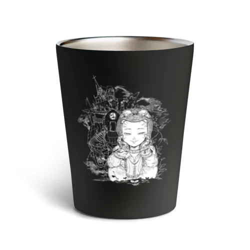 steampunk girl Thermo Tumbler