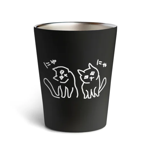 【ワト】と【ワイ】 Thermo Tumbler