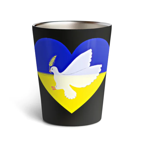 Pray For Peace ウクライナ応援 Thermo Tumbler