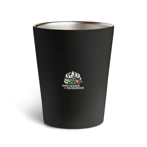 INARIHeroes Logo 白 Thermo Tumbler