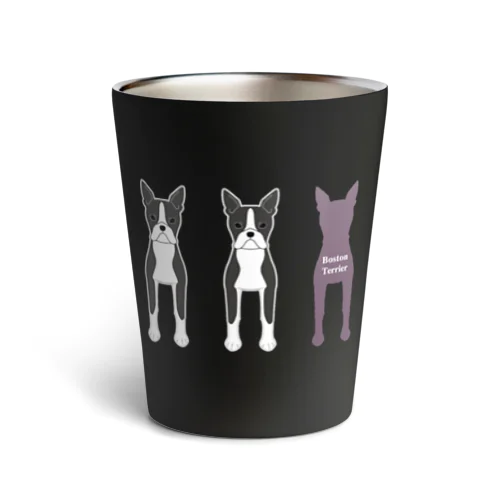 ボストンテリアのサーモタンブラー Thermo Tumbler