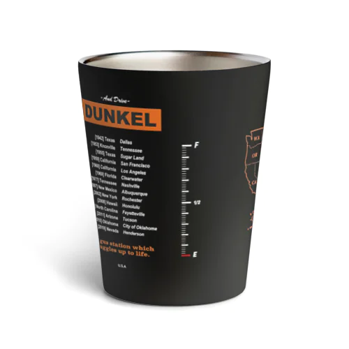 DUNKEL タンブラー　ブラック Thermo Tumbler