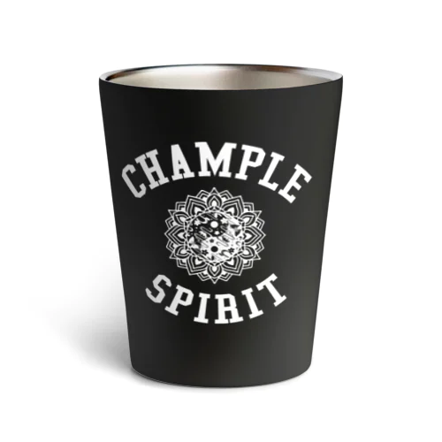 CHAMPLE SPIRIT 〈ホワイトプリント〉 サーモタンブラー