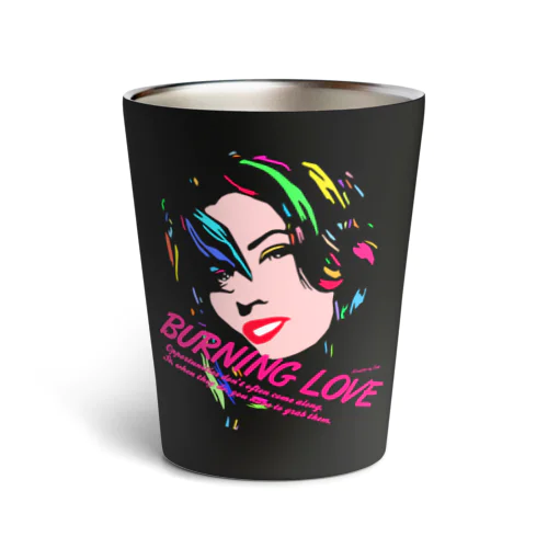 BURNING LOVE Thermo Tumbler