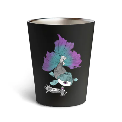 夏の金魚(色あり version) Thermo Tumbler