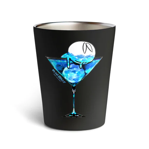 クレイジー闇うさぎ(Blue Moon) Thermo Tumbler