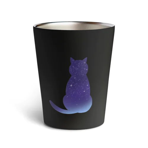 星空にゃんこ Thermo Tumbler