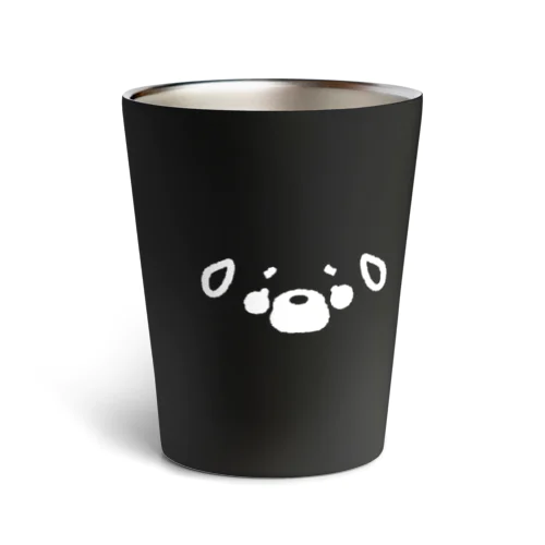 しっぽもあるよ黒パグ柄 Thermo Tumbler