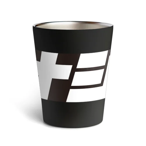 カナシイロゴ　モノクロ Thermo Tumbler