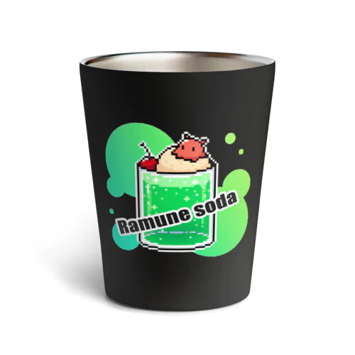 メンダコ ラムネソーダ（アカ） Thermo Tumbler