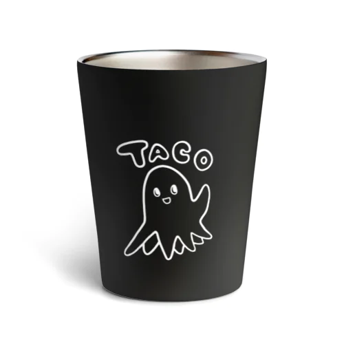 たこくん　white  Thermo Tumbler