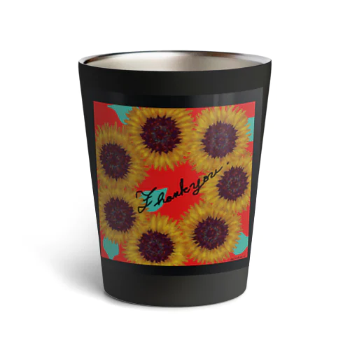 [ Thanks Sunflower ] Thermo Tumbler