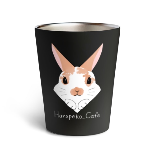 ぴょこっとミニレッキスさん／白文字 Thermo Tumbler