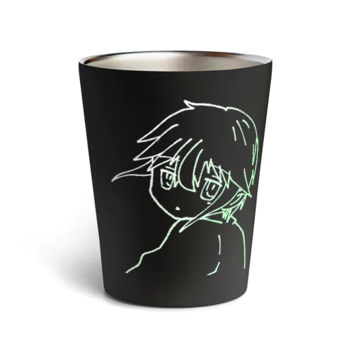 【Tsuzera様監修】黒うにとれいんタンブラーグラデーションVer Thermo Tumbler