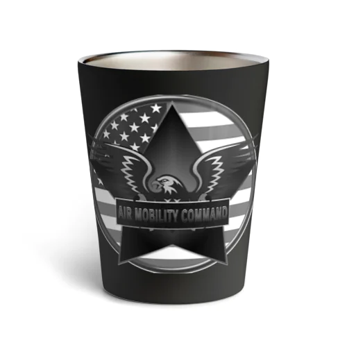 アメリカンイーグル-AMC-THE STARS AND STRIPES BLK Thermo Tumbler