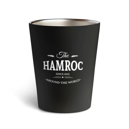 HAMROC ロゴ (白) Thermo Tumbler