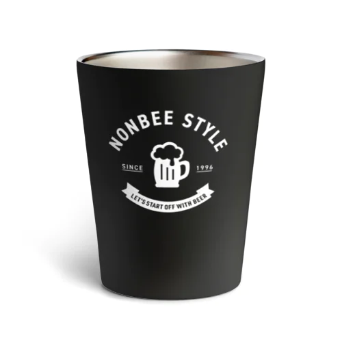 飲兵衛style ビールロゴ「とりあえず生」 Thermo Tumbler