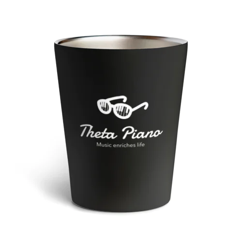 シータピアノオリジナルロゴサーモタンブラーブラック Thermo Tumbler