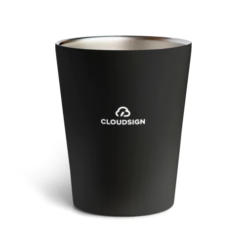 クラウドサインロゴ 縦 Thermo Tumbler