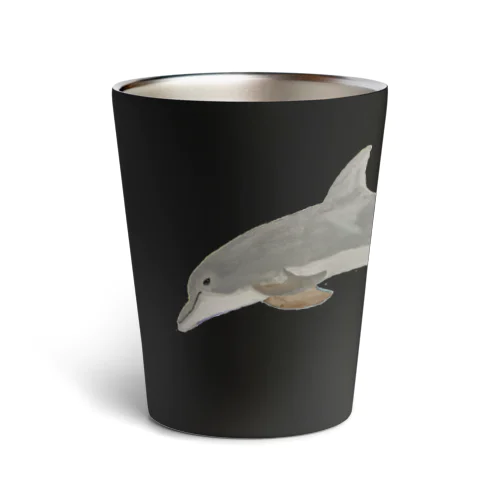 💕バンドウイルカですヨ🐬 Thermo Tumbler