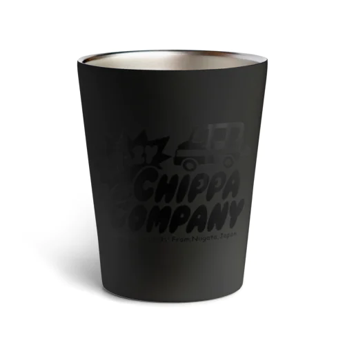 クレイジーチッパカンパニー ロゴ（BK） Thermo Tumbler