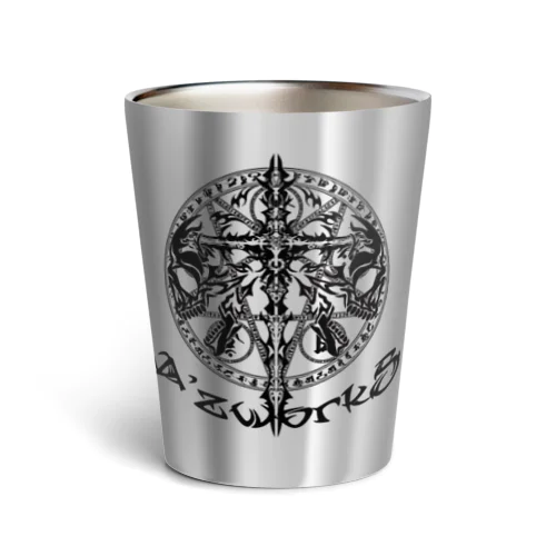 TRIBALCROSS BLK Thermo Tumbler