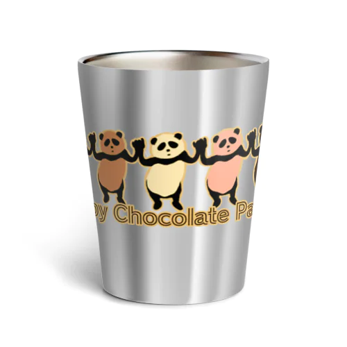 Happy Chocolate Panda サーモタンブラー