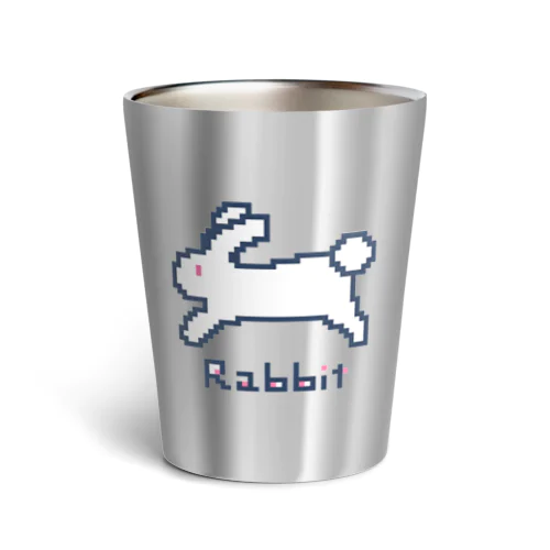 ドット絵うさぎ Thermo Tumbler