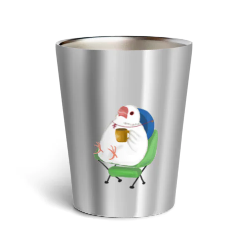 ゆったりキャンプ文鳥 Thermo Tumbler