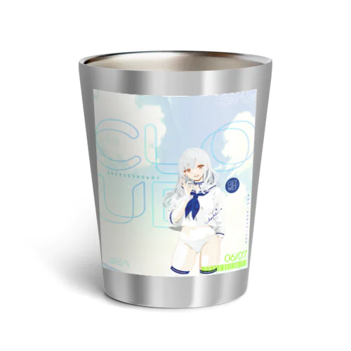 とにかく明るいエロポップ 雑誌風レイアウト Thermo Tumbler