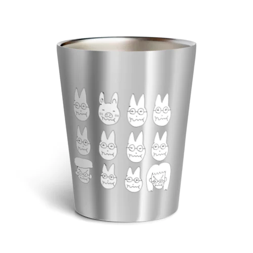 おこってるネコちゃん Thermo Tumbler