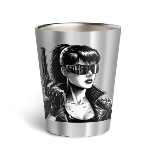 サイバーパンクガールNo.8 Thermo Tumbler