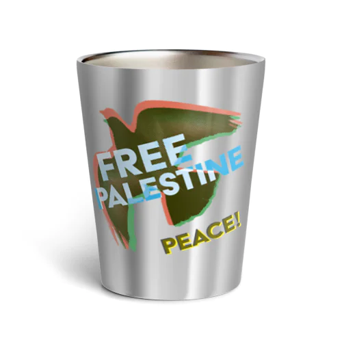 【パレスチナ連帯】PEACE Thermo Tumbler