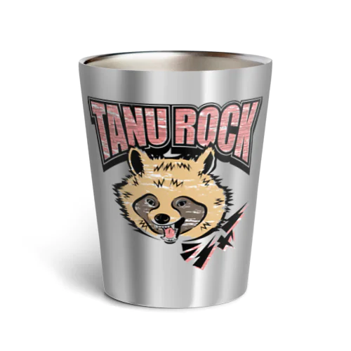 タヌキROCK‼︎ （カラー） Thermo Tumbler