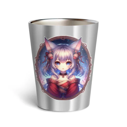 猫耳の少女✨ Thermo Tumbler