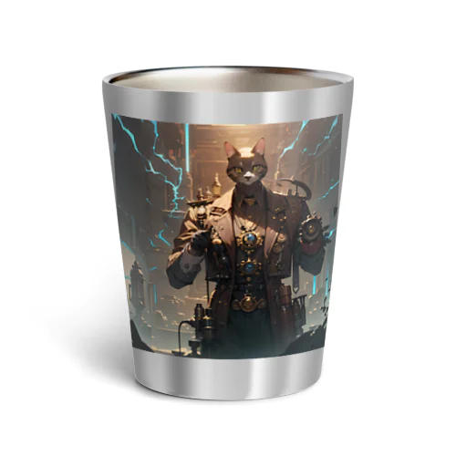 フランケン・獣人スチームパンク Thermo Tumbler